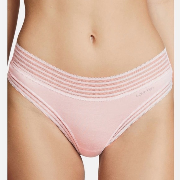 Calvin Klein Ultra Soft Modal‎ Thong Panties in Nymph's Pink NWOT Sz S - Picture 5 of 17